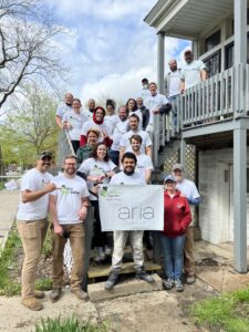 Aria team members participate in Rebuilding Together 2023